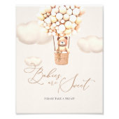 ベビーは甘い看板を取って下さい フォトプリント (正面)