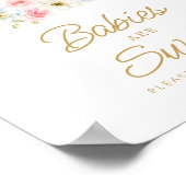 ベビーは甘い秋ジェンダー明らかに赤ちゃんシャワーpo ポスター (角)