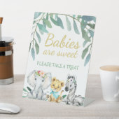 ベビーは甘い、ごちそうをお願い 台座サイン (インサイチュ)