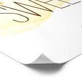 "ベビーは甘い"のまわりに赤ちゃんシャワーの好意 ポスター (角)