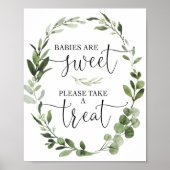 ベビーは甘い、緑の看板を下さい ポスター (正面)