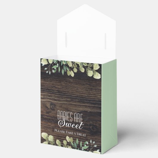 「ベビーは甘い」赤素朴ちゃんシャワー フェイバーボックス (オープン)