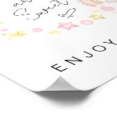 ベビーは甘いBohoベビーガールシャワートリート ポスター (角)