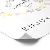 ベビーは甘いBoho赤ちゃんシャワートリート ポスター (角)