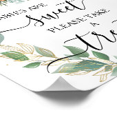 ベビーは甘いPleaseトリートカボチャ秋 ポスター (角)