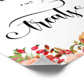 ベビーは甘いPleaseトリート秋カボチャ ポスター (角)