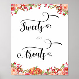 ベビーは甘いPleaseトリート秋カボチャ ポスター