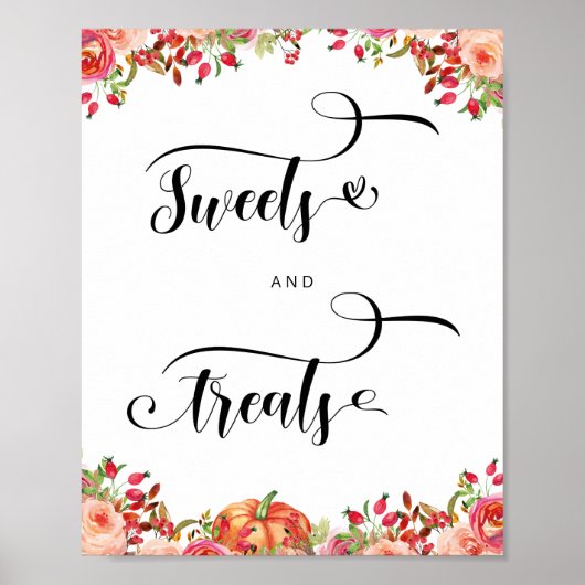 ベビーは甘いPleaseトリート秋カボチャ ポスター (正面)