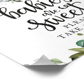 ベビーは甘いPlease Take A Treat Sign ポスター (角)