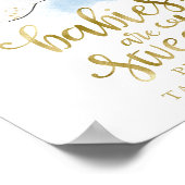 ベビーは甘いPlease Take A Treat Sign ポスター (角)