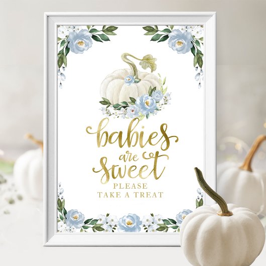 ベビーは甘いPlease Take A Treat Sign ポスター