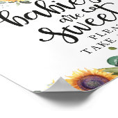 ベビーは甘いPlease Take A Treat Sign ポスター (角)