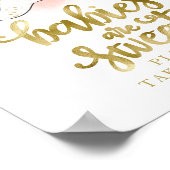 ベビーは甘いPlease Take A Treat Sign ポスター (角)