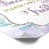 ベビーは甘いTake a Treat Mermaidのパーティー装飾 ポスター (角)