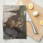 ベビーは眠っている(by Gerolamo Inuno) キッチンタオル (四つ折り)