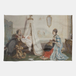 ベビーは眠っている(by Gerolamo Inuno) キッチンタオル