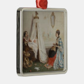 ベビーは眠っている(by Gerolamo Inuno) メタルオーナメント (右)
