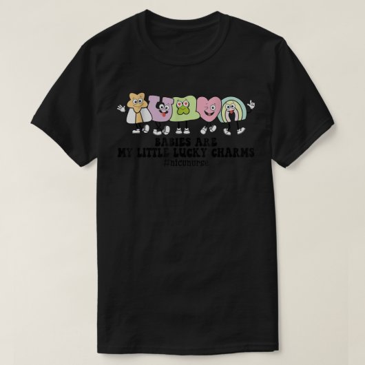 ベビーは私の小さな幸運なチャームSt patricks day Tシャツ (デザイン正面)
