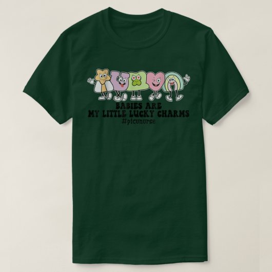 ベビーは私の小さな幸運なチャームSt patricks day Tシャツ (デザイン正面)