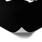 ベビーは私の牛のパおもしろいンダークBGを飼わない ポスター (角)