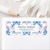 ベビーは紅茶を醸造しているパーティーベビーシャワー ラベル (インサイチュ)