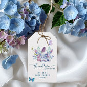 ベビーは紅茶を醸造しているパーティー赤ちゃんシャワーありがとう ギフトタグ