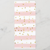 ベビーは紅茶パーティーベビーシャワーメニュー メニュー (裏面)