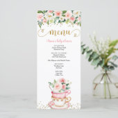 ベビーは紅茶パーティーベビーシャワーメニュー メニュー (スタンド正面)