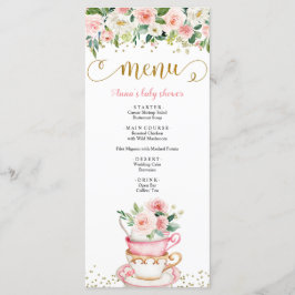 ベビーは紅茶パーティーベビーシャワーメニュー メニュー