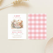 ベビーは紅茶パーティーベビーシャワー招待状 招待状