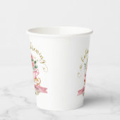 ベビーは紅茶パーティー紙カップ 紙コップ (左)