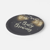 ベビーは紙皿のベビーのBaByQのカップルを醸造しています ペーパープレート (アングル)