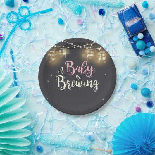 ベビーは紙皿のベビーのBaByQの女の子を醸造しています ペーパープレート (パーティー)