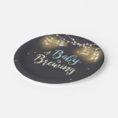 ベビーは紙皿のベビーのBaByQの男の子を醸造しています ペーパープレート (アングル)