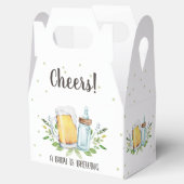 ベビーは緑の応援を醸造している赤ちゃんシャワー フェイバーボックス (オープン)