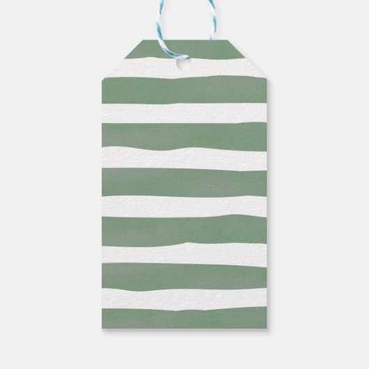 ベビーは緑の赤ちゃんシャワーを醸造ありがとう ギフトタグ (裏面)