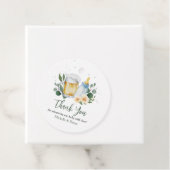 ベビーは緑の赤ちゃんシャワーを醸造ありがとう フェイバータグ (インサイチュ)