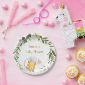 ベビーは緑の赤ちゃんシャワーを醸造している ペーパープレート (パーティー)