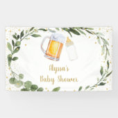 ベビーは緑の赤ちゃんシャワーを醸造している 横断幕 (横)