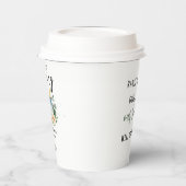 ベビーは緑の赤ちゃんシャワー応援を醸造している 紙コップ (左)