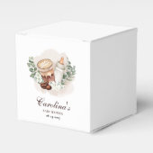 ベビーは緑豊かなコーヒーベビーシャワーを醸造している フェイバーボックス (正面サイド)