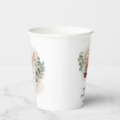 ベビーは緑豊かなコーヒーベビーシャワーを醸造している 紙コップ (右)