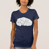 ベビーは芸術のタンクトップレディース野性生物の芸術のワイシャツに耐えます Tシャツ (正面)