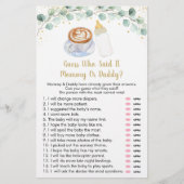 ベビーは誰がゲームを言ったコーヒー推測を醸造している (正面)