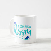 ベビーは賛美男のベビー コーヒーマグカップ (正面左)