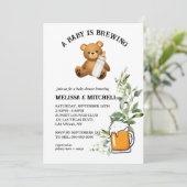 ベビーは赤ちゃんシャワーを浴びている 招待状 (スタンド正面)