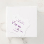 ベビーは赤ちゃんシャワーを浴びてくれてありがとう フェイバータグ (インサイチュ)