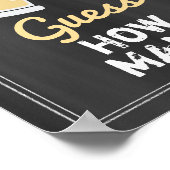 ベビーは赤ちゃんシャワーを醸造している推測ゲームの数 ポスター (角)