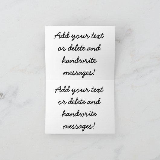 ベビーは赤ちゃんシャワーを醸造している サンキューカード (内部)