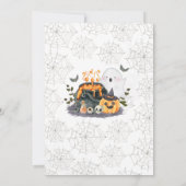 ベビーは赤ちゃんシャワーを醸造している 招待状 (裏面)